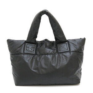 CHANEL Coco Cocoon Quilted Tote Bag circa Black